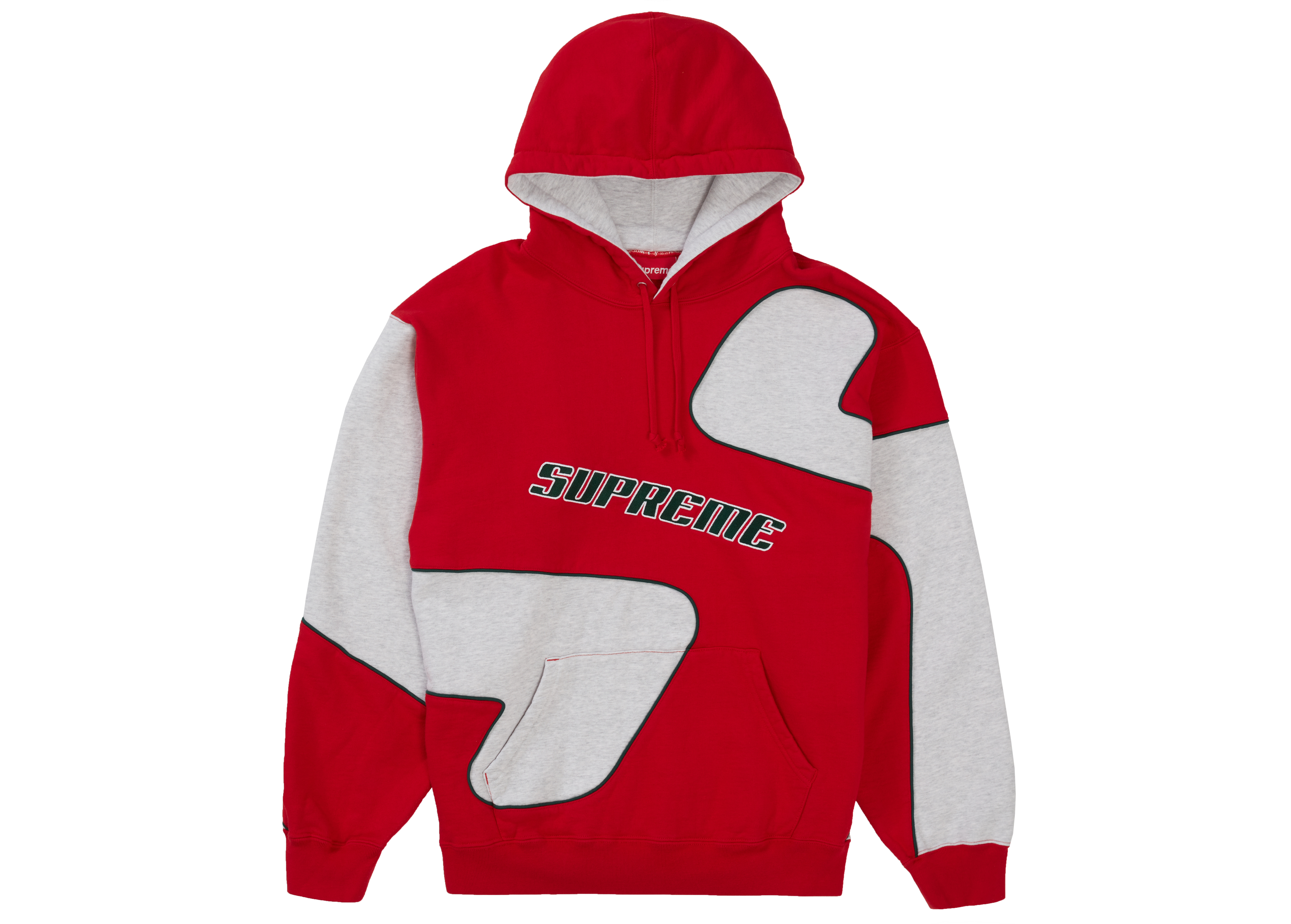 Supreme Big S Hooded Sweatshirt Red - Novelship