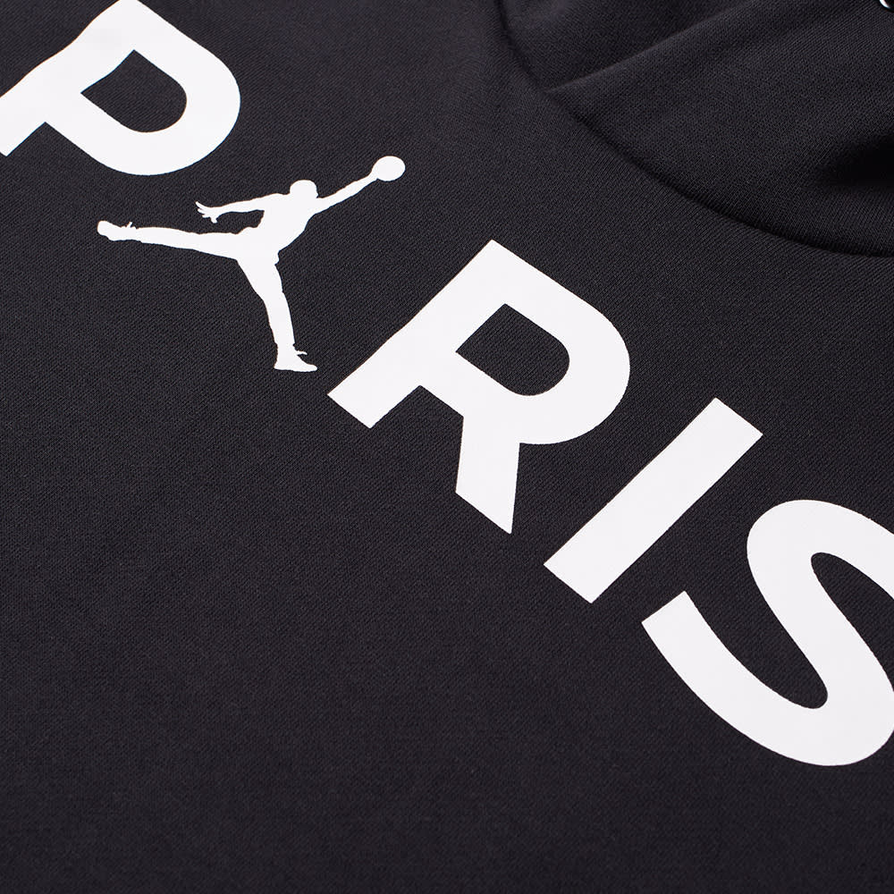 Paris Saint Germain x Jordan Hoodie Black White BQ4200 010