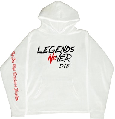 Revenge 2025 white hoodie
