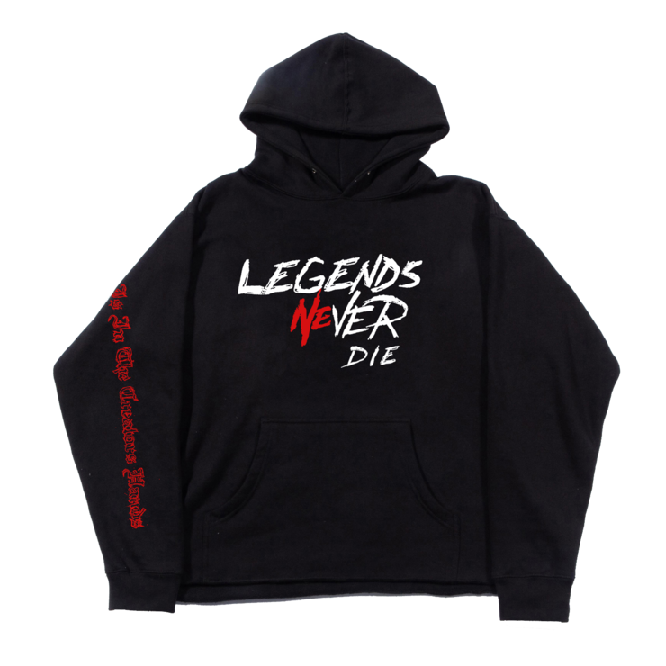 Buy Juice Wrld X Revenge Legends Never Die Hoodie Black Novelship