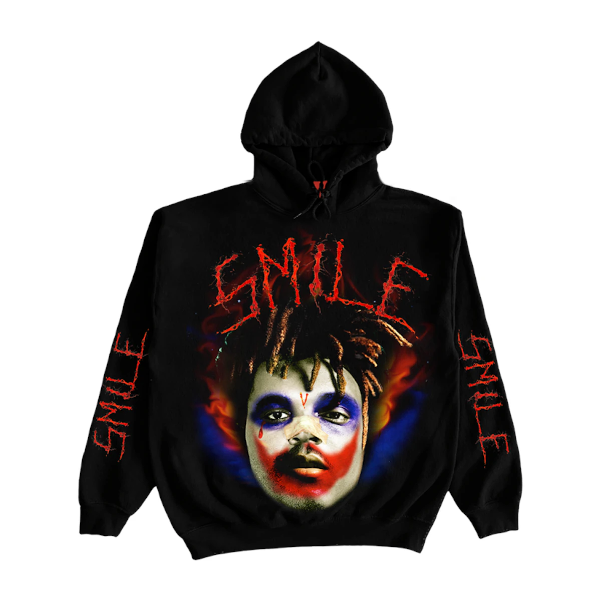 Buy Juice Wrld x XO x Vlone Joker Hoodie Black Novelship