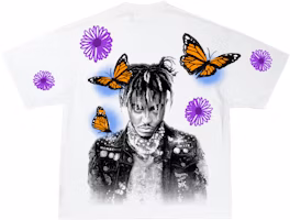Juice Wrld Butterfly Tee White Juice Wrld Butterfly Tee White