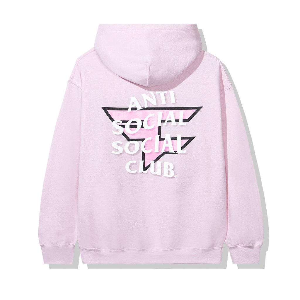 Anti social hoodie pink sale