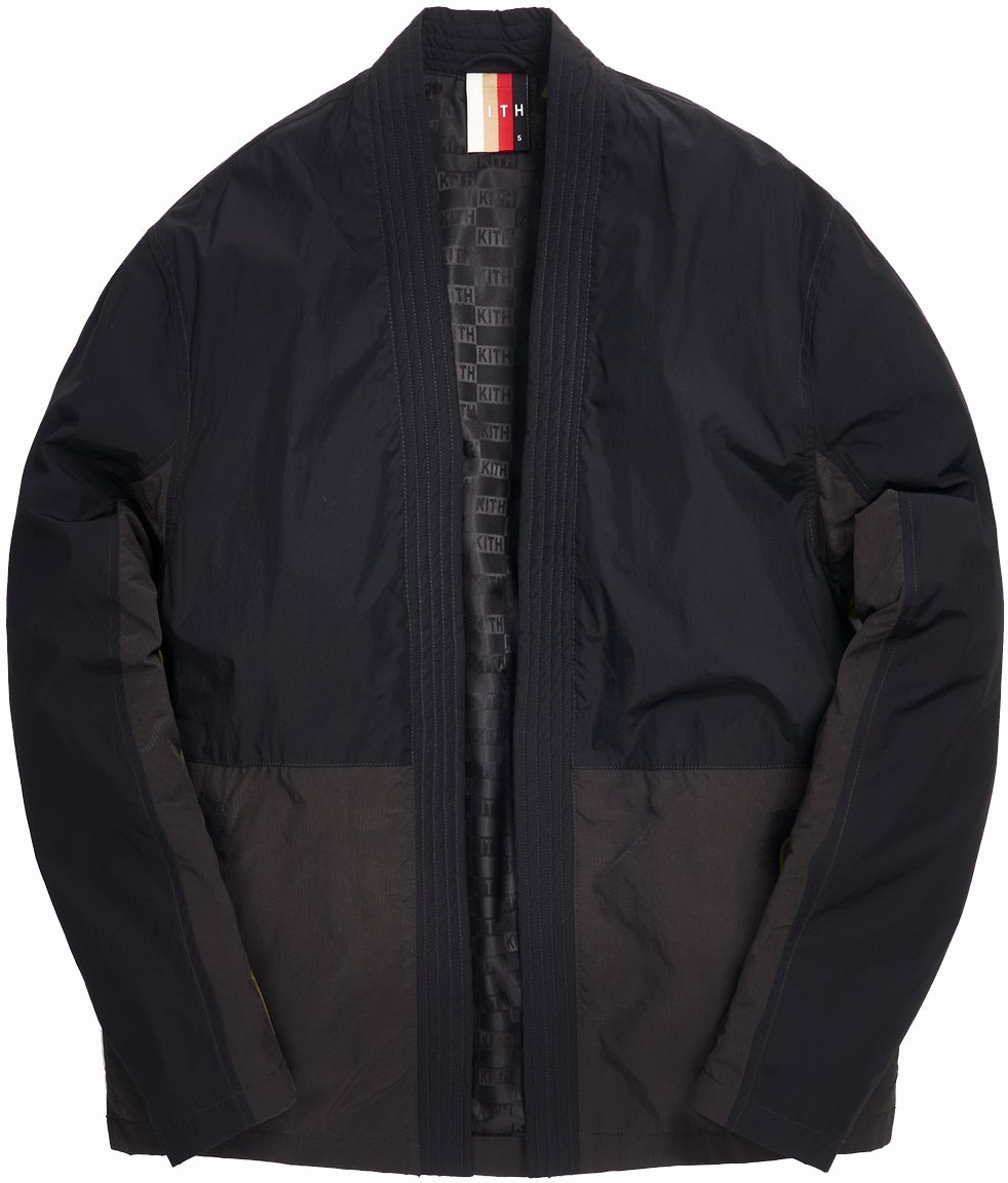 KITH Nylon Kimono Blazer Black - Novelship