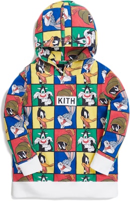 KITH Kids x Looney Tunes AOP Hoodie White/Multi Buy KITH Kids x Looney Tunes AOP Hoodie White/Multi
