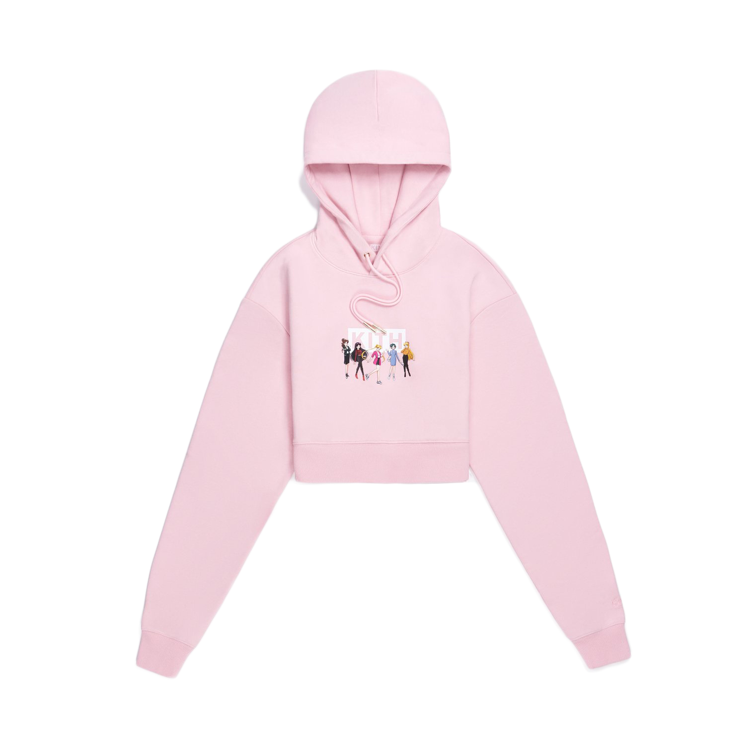 Pink cheap kith hoodie