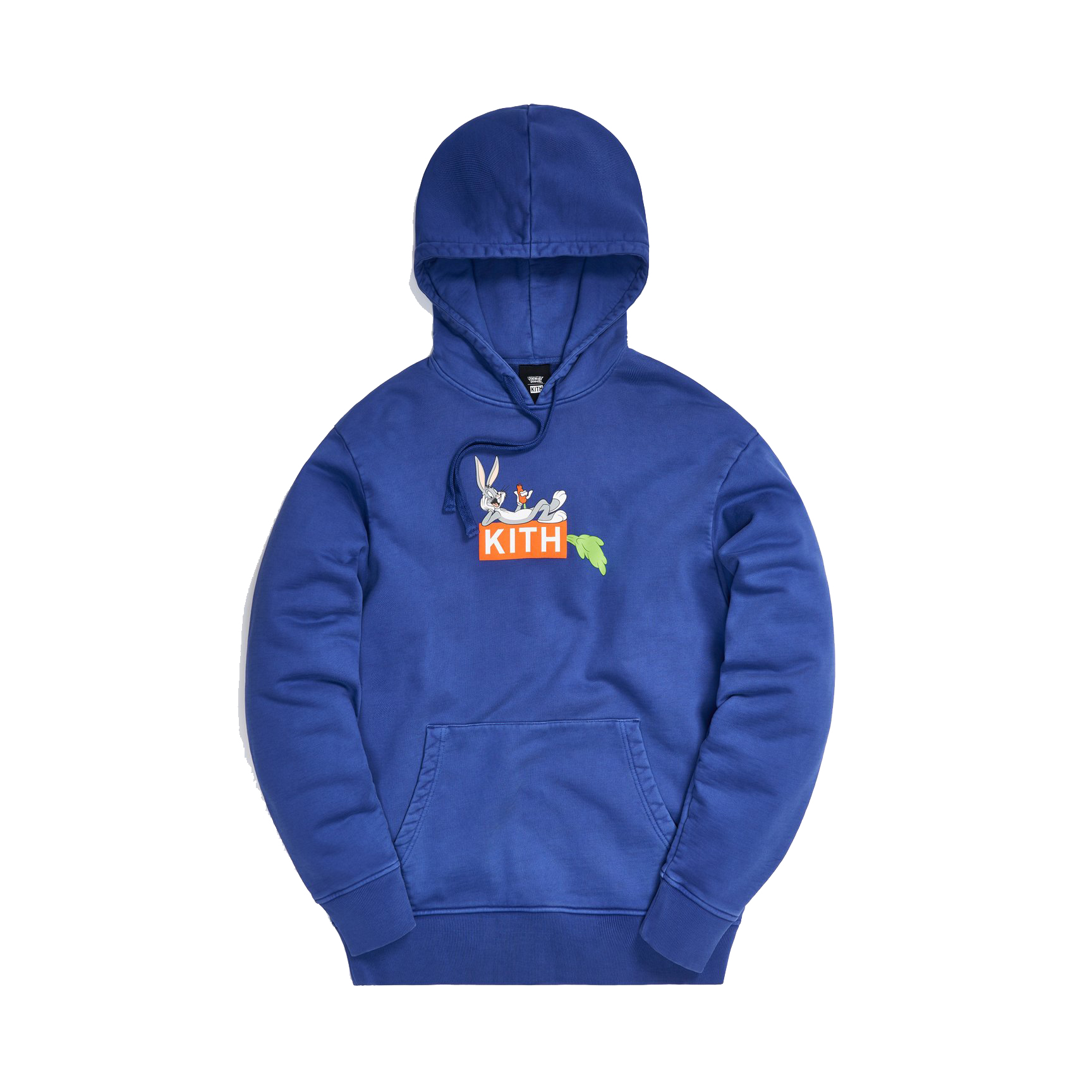 KITH x Looney Tunes Carrot Hoodie Blue