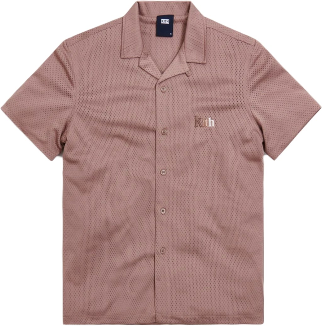 KITH Camp Collar Double Mesh Shirt Antler - Novelship