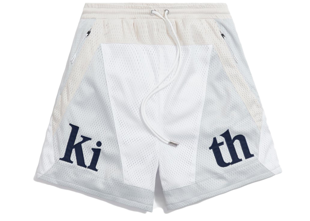 KITH TURBO MESH SHORT WHITE / PEPPER