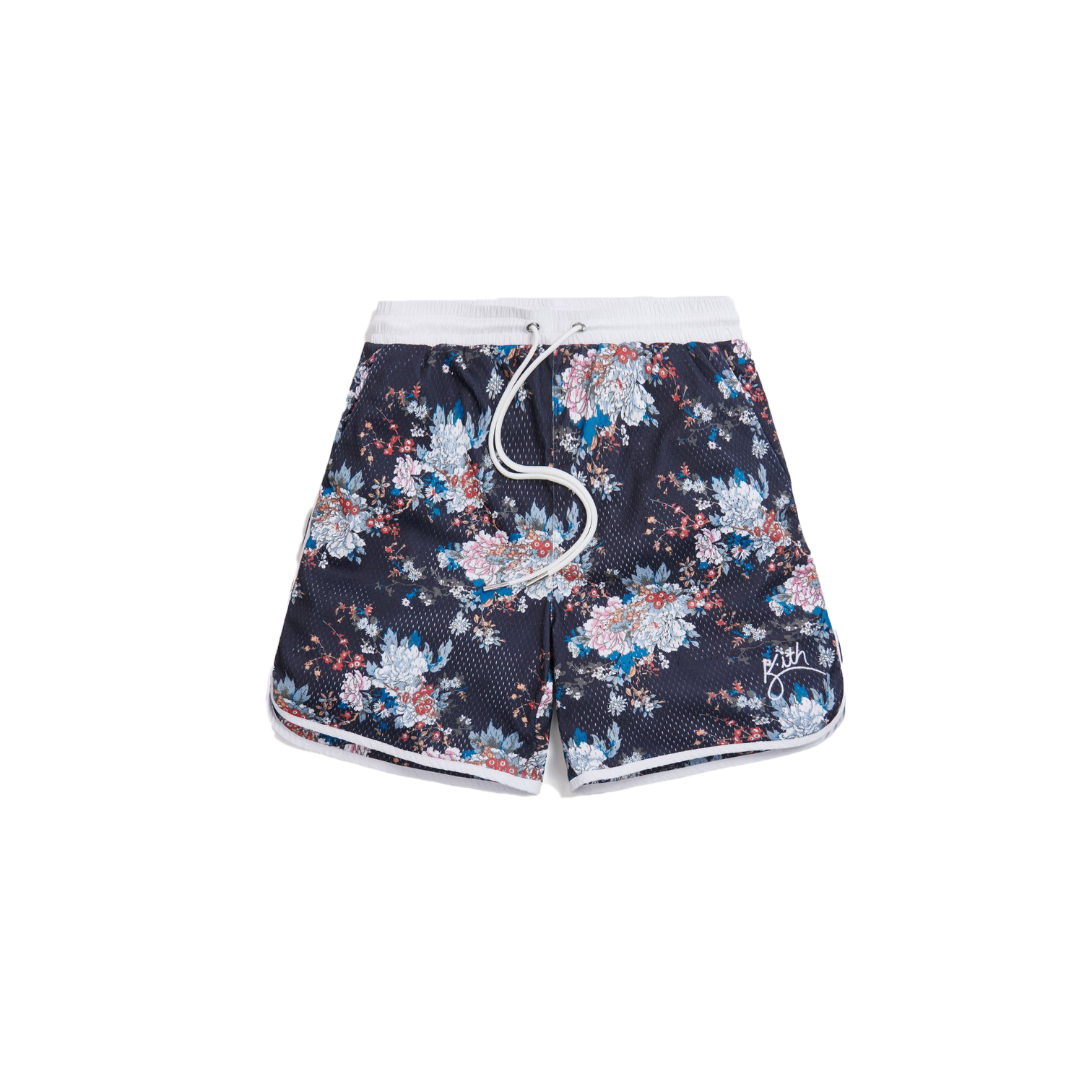 Kith キス Floral Panel Active Short Navy M | labiela.com