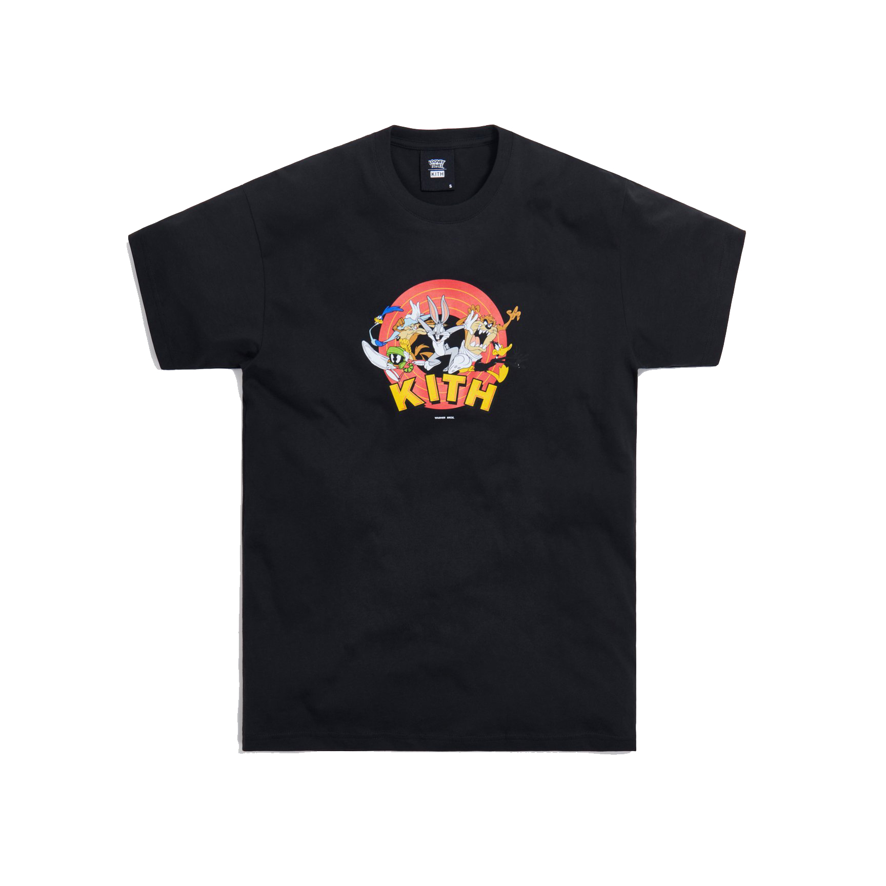 KITH x Looney Tunes That's All Folks Tee Black - Novelship