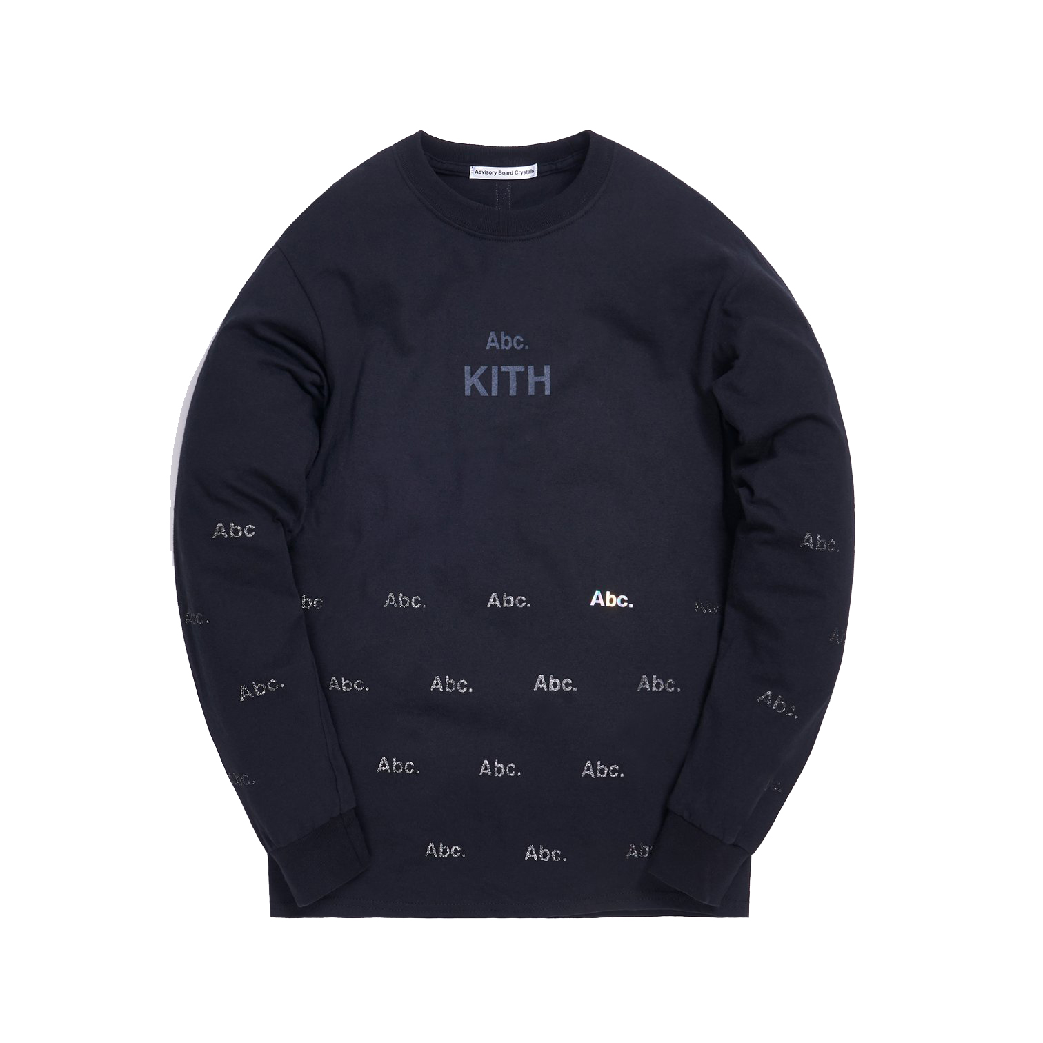 KITH x Advisory Board Crystals Diagram L/S Tee Black - Novelship