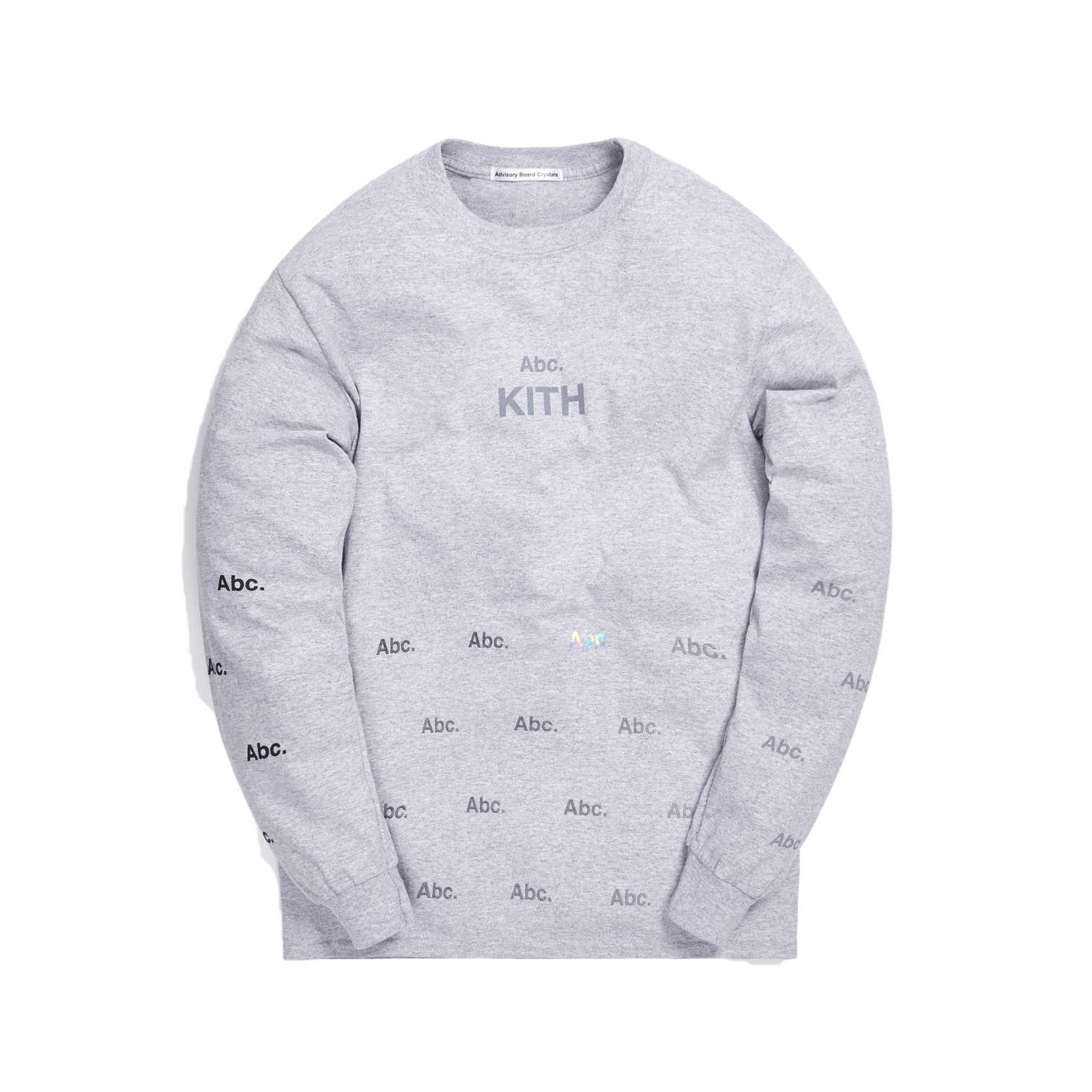 KITH x Advisory Board Crystals Diagram L/S Tee Grey - Novelship