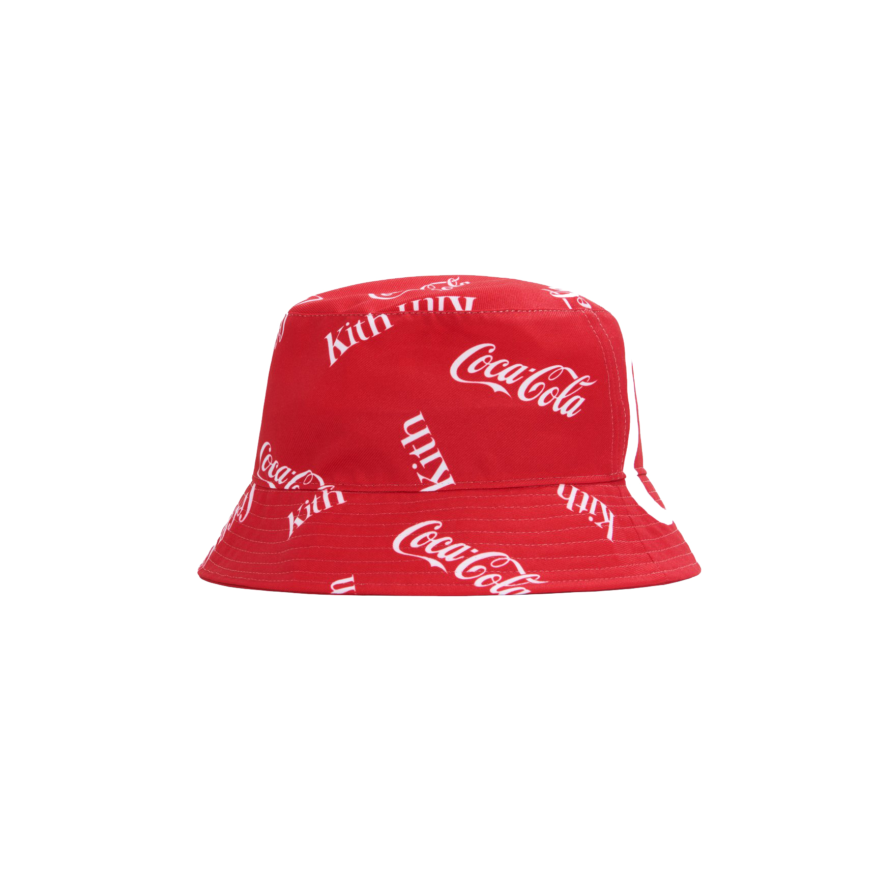 KITH x Coca‑Cola x Mitchell & Ness Coke Is It Bucket Hat Red/Multi