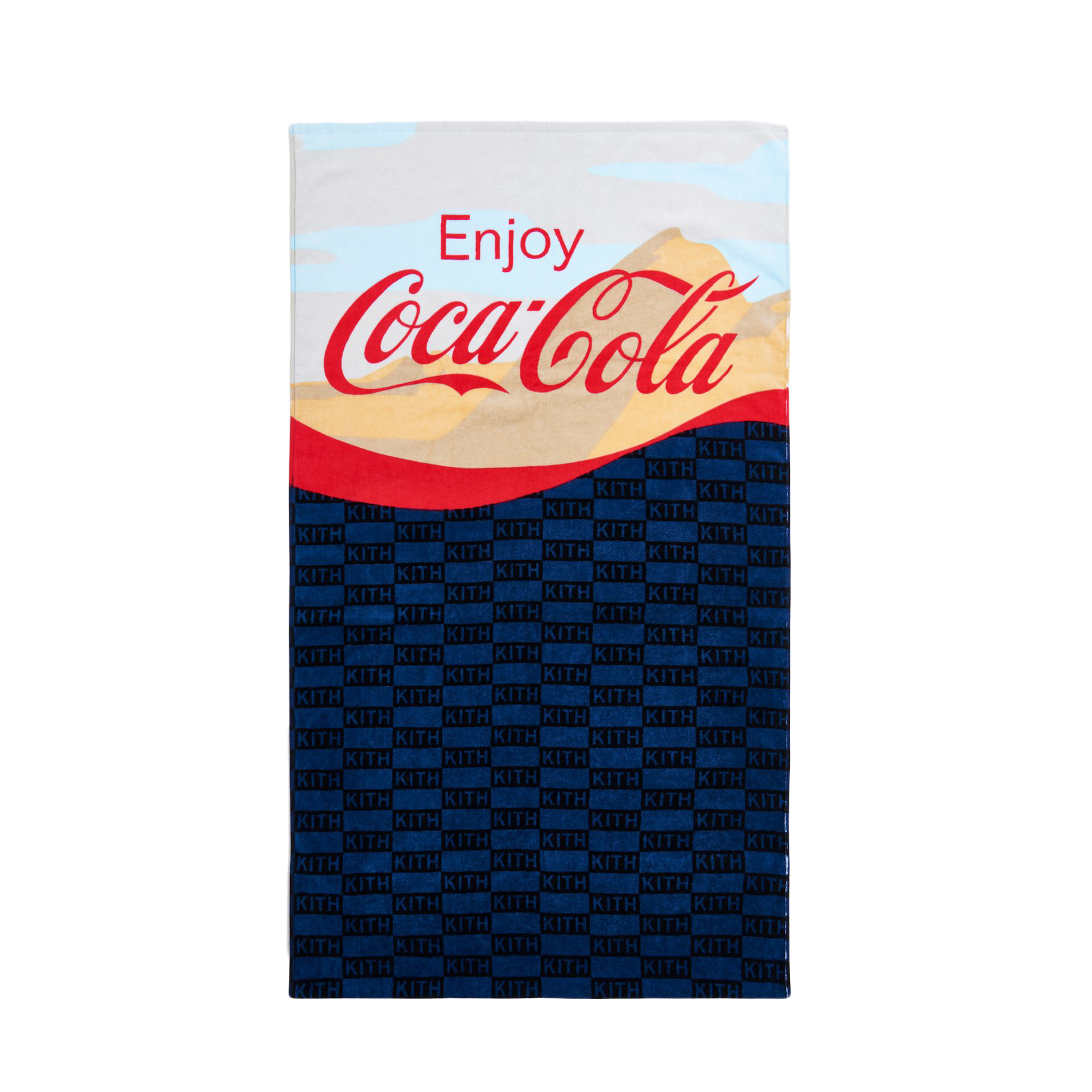 KITH x Coca‑Cola Mountain Towel Navy