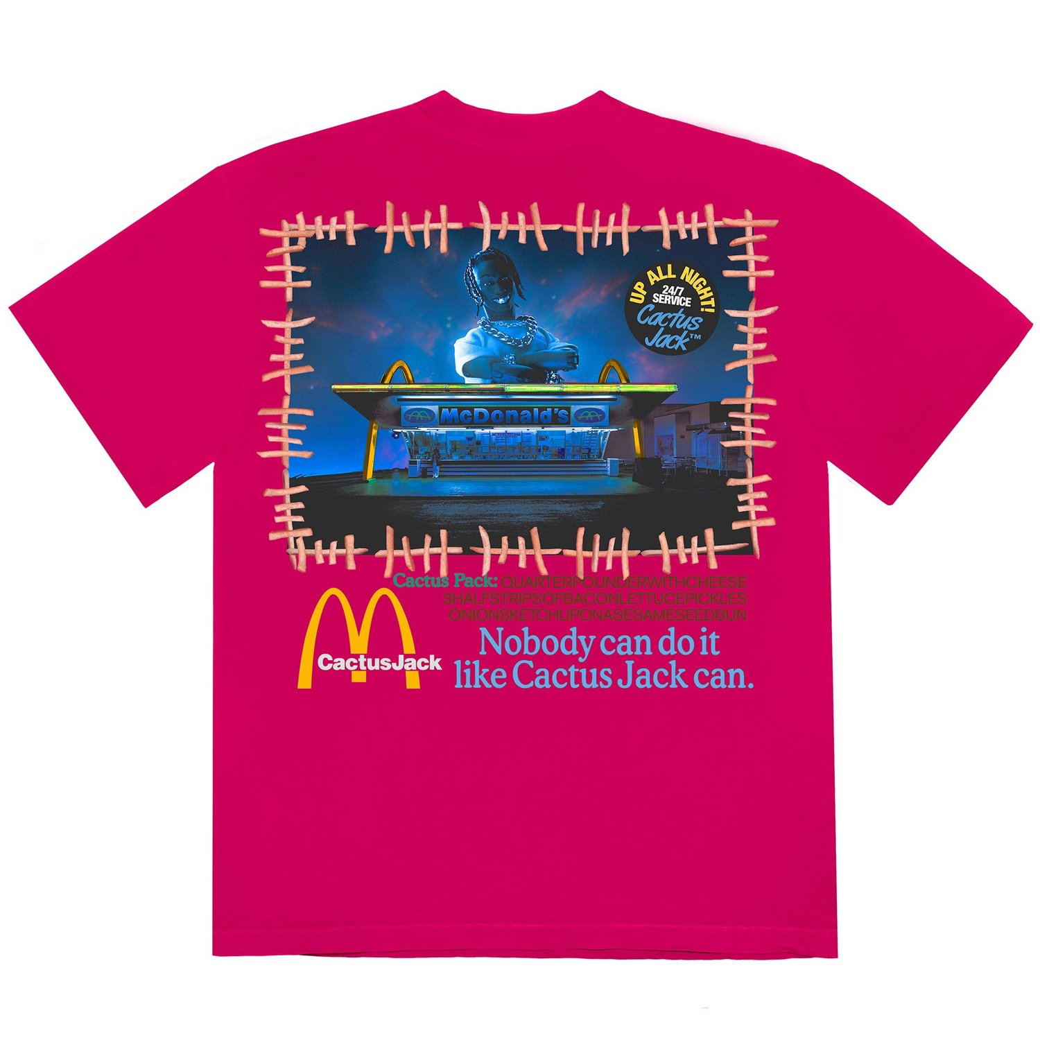 人気話題コラボ!Travis Scott McDonald's Action Figure II Tee Buy Mcdonald's x Travis Scott Action Figure Series T-Shirt