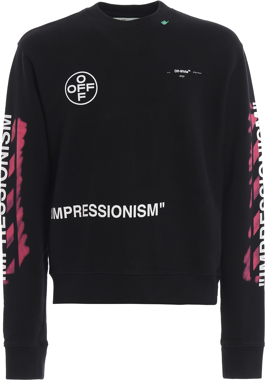 Off white impressionism crewneck Clearance