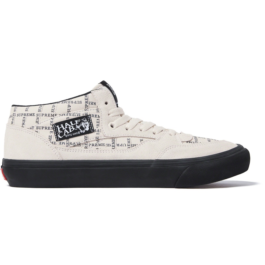 Supreme x Vans Half Cab 'Logo Grid ‑ White' SUPHALFCABWHT