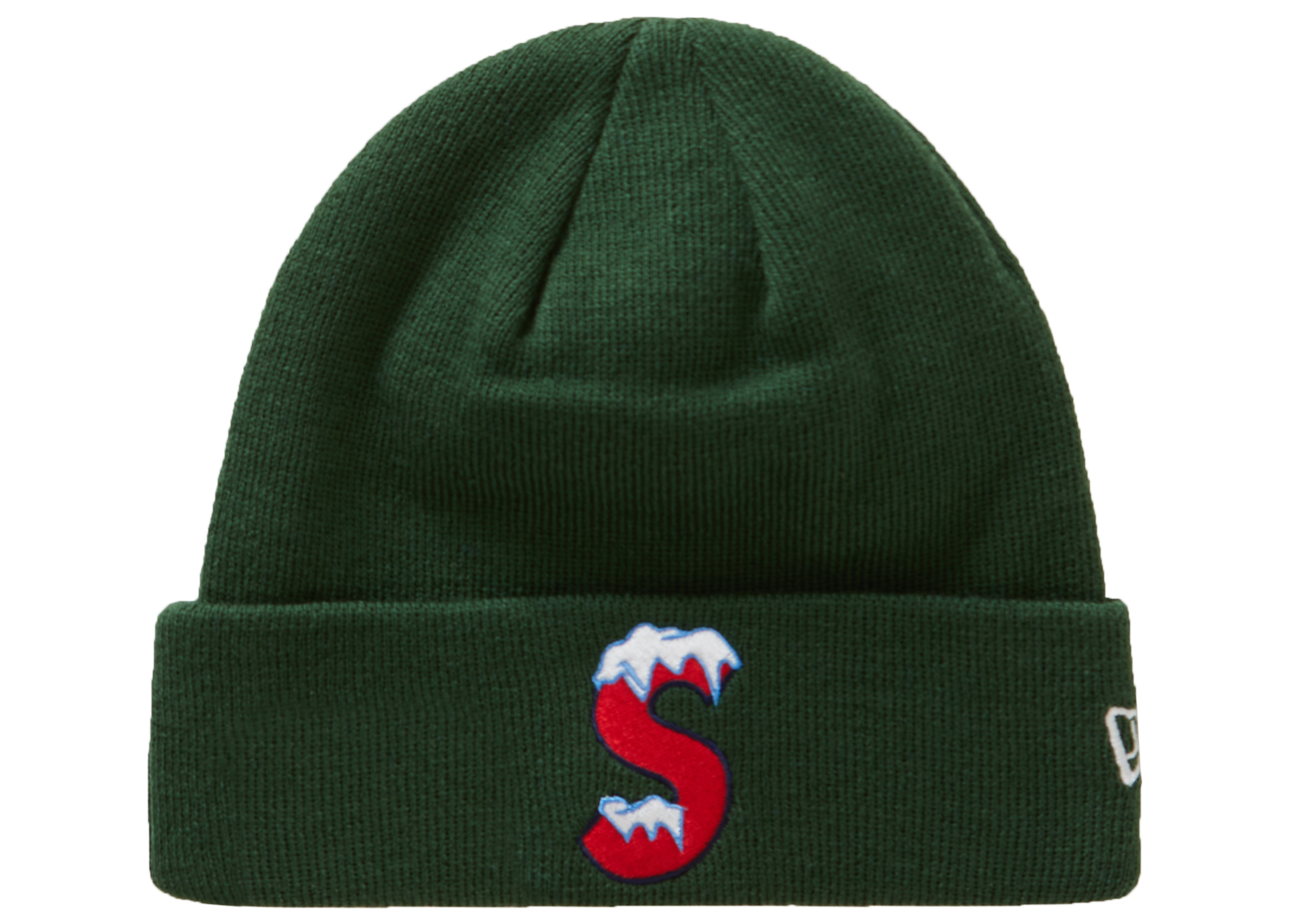 Supreme New Era S Logo Beanie (FW20) Green - Novelship