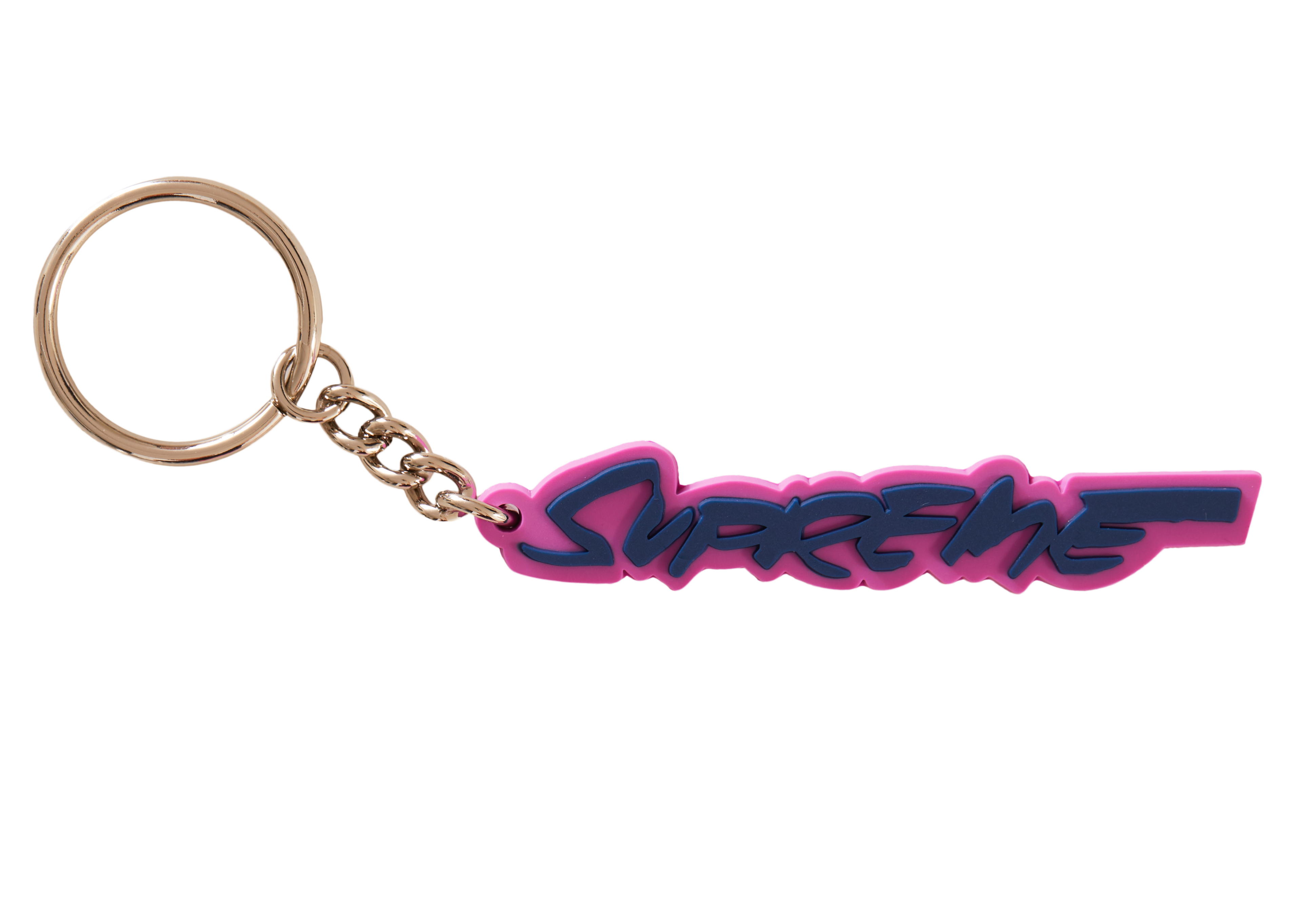 Supreme Futura Logo Keychain Bright Purple - Novelship