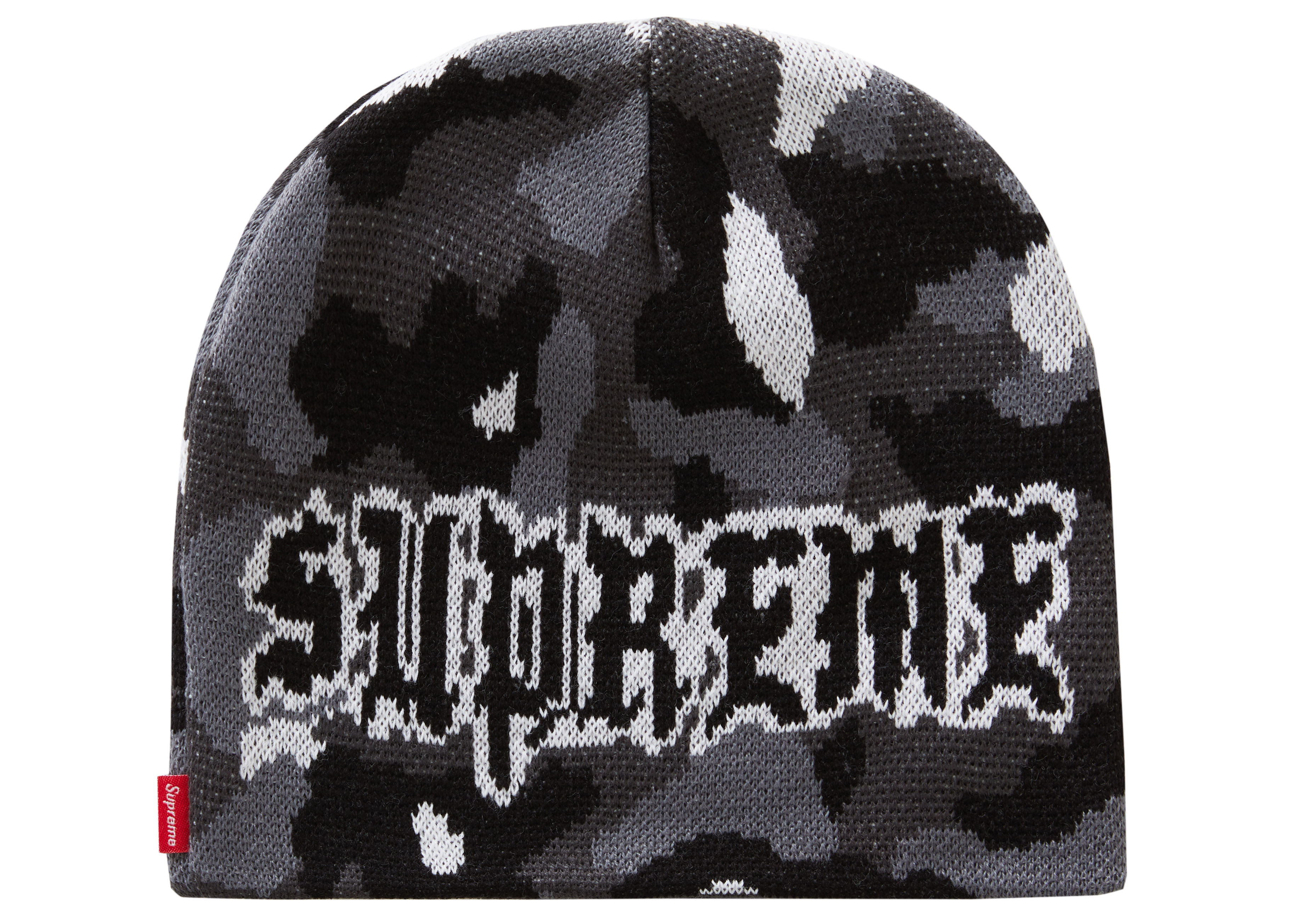 Supreme Paris Camo Beanie Snow Camo - Novelship