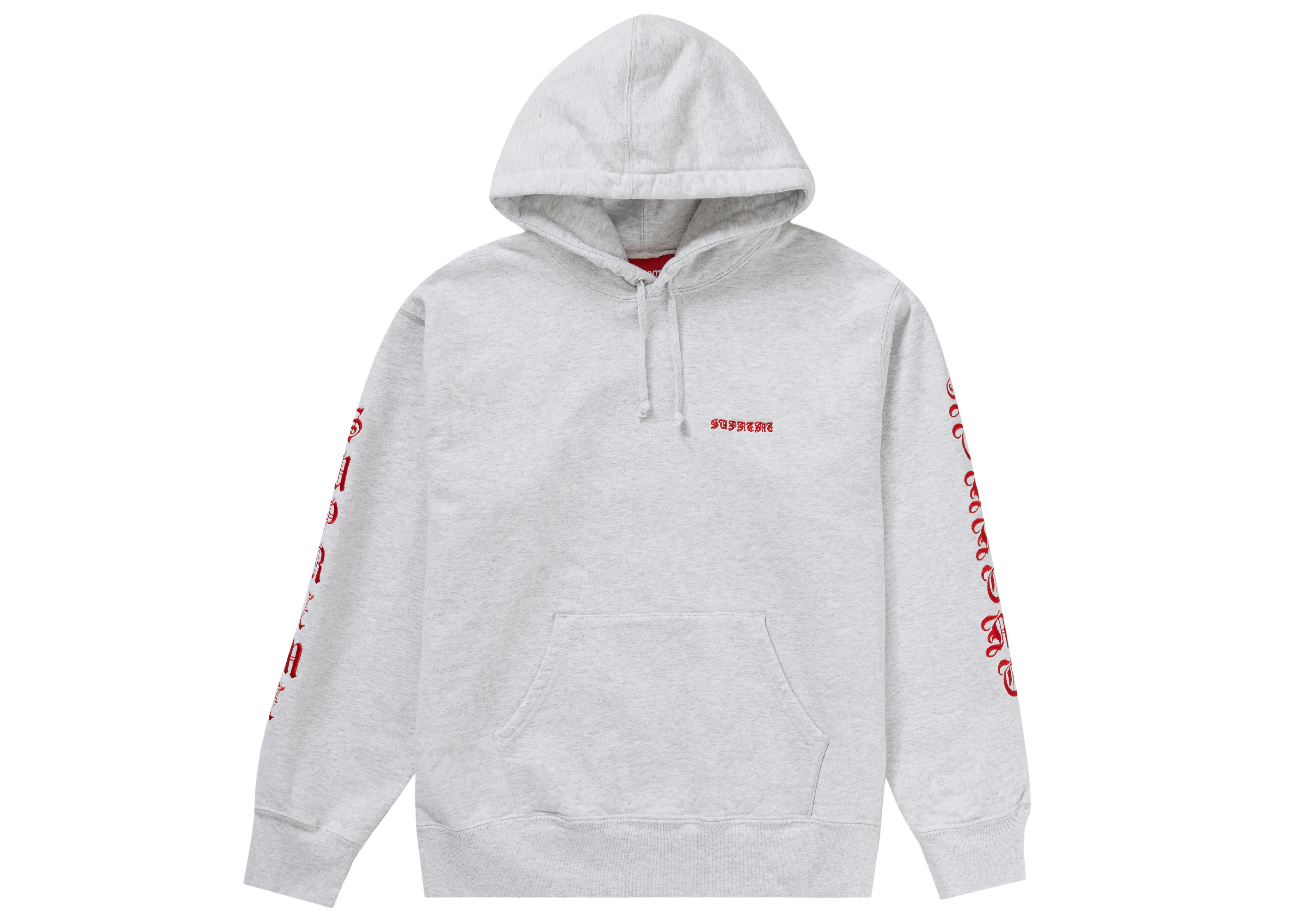 Supreme Peace Hooded Sweatshirt Ash Grey - Novelship