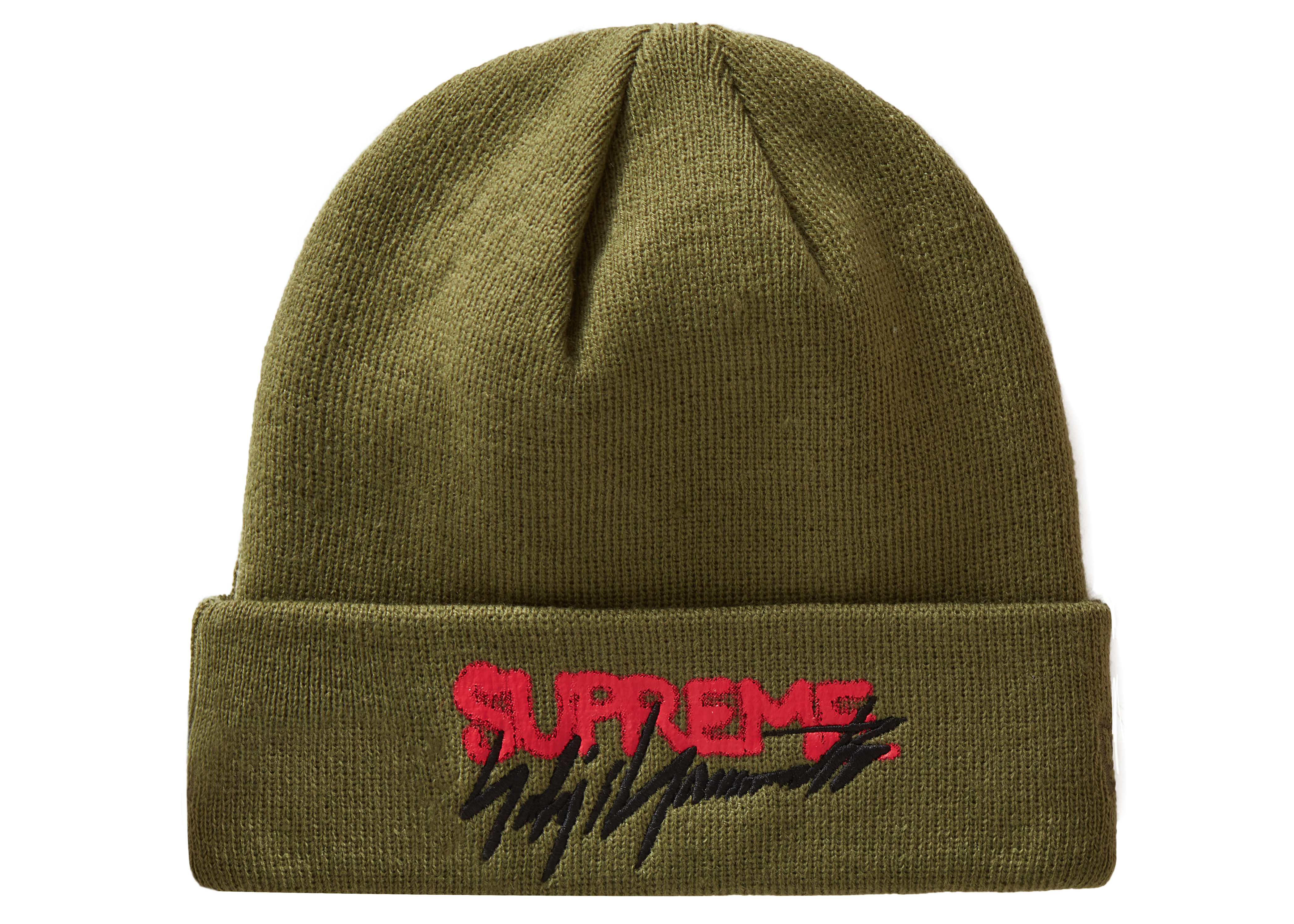 Supreme Yohji Yamamoto New Era Beanie Olive - Novelship