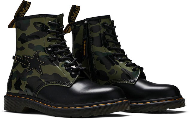 Camouflage doc hot sale martens