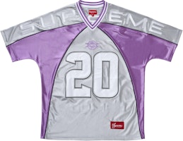 Supreme Paneled Jersey Silver Supreme Paneled Jersey Silver