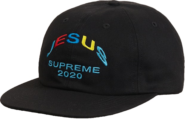 Supreme Jesus 6-Panel Black Buy Supreme Jesus 6-Panel Black