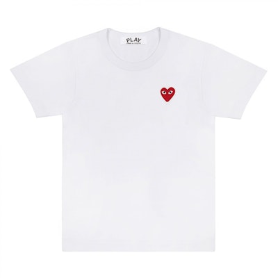 Comme des Garçons "Red Emblem" Baju-T Putih Wanita Buy Comme des Garçons "Red Emblem" Baju-T Putih Wanita