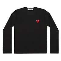 Comme des Garçons “Red Emblem” Black Long Sleeve Men Comme des Garçons “Red Emblem” Black Long Sleeve Men