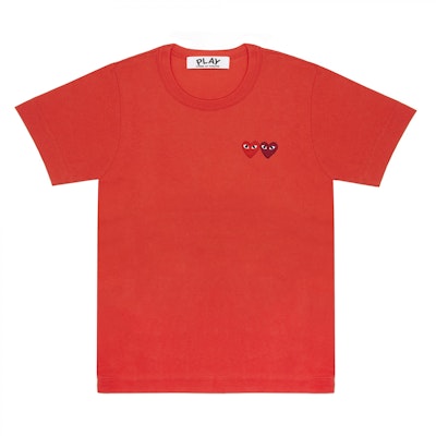 Comme des Garçons DOUBLE EMBLEM "RED" T-shirt Men Buy Comme des Garçons DOUBLE EMBLEM "RED" T-shirt Men