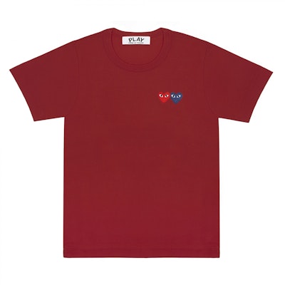 Comme des Garçons DOUBLE HEART BURGUNDY Women Buy Comme des Garçons DOUBLE HEART BURGUNDY Women