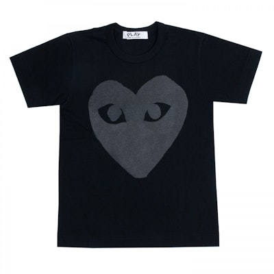Comme des Garçons "BLACK HEART PRINT" BLK T-shirt Men Buy Comme des Garçons "BLACK HEART PRINT" BLK T-shirt Men
