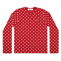 Comme des Garçons POLKADOT RED Long Sleeve Comme des Garçons POLKADOT RED Long Sleeve