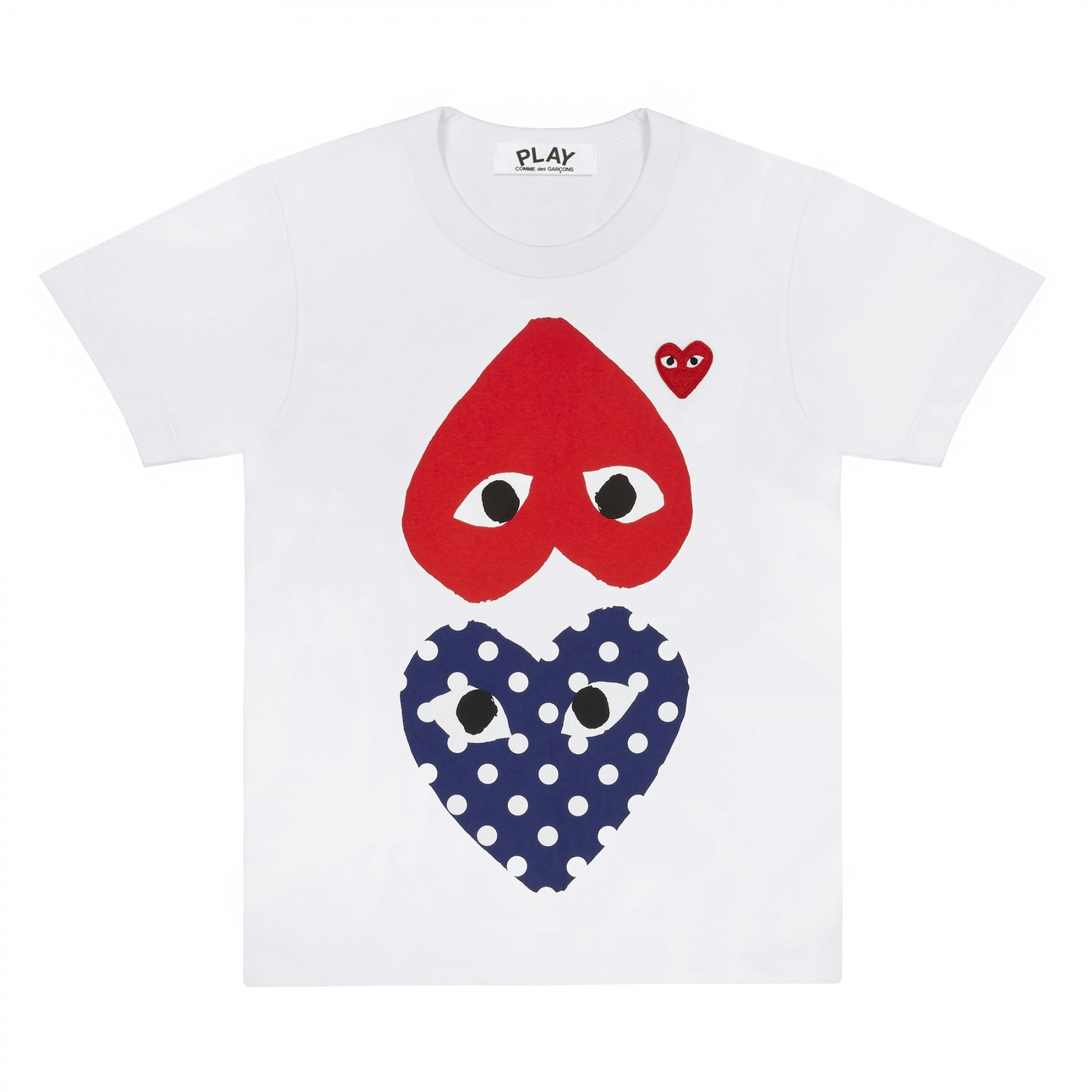 comme-des-garcons-red-print-heart-x-polka-white-t-shirt