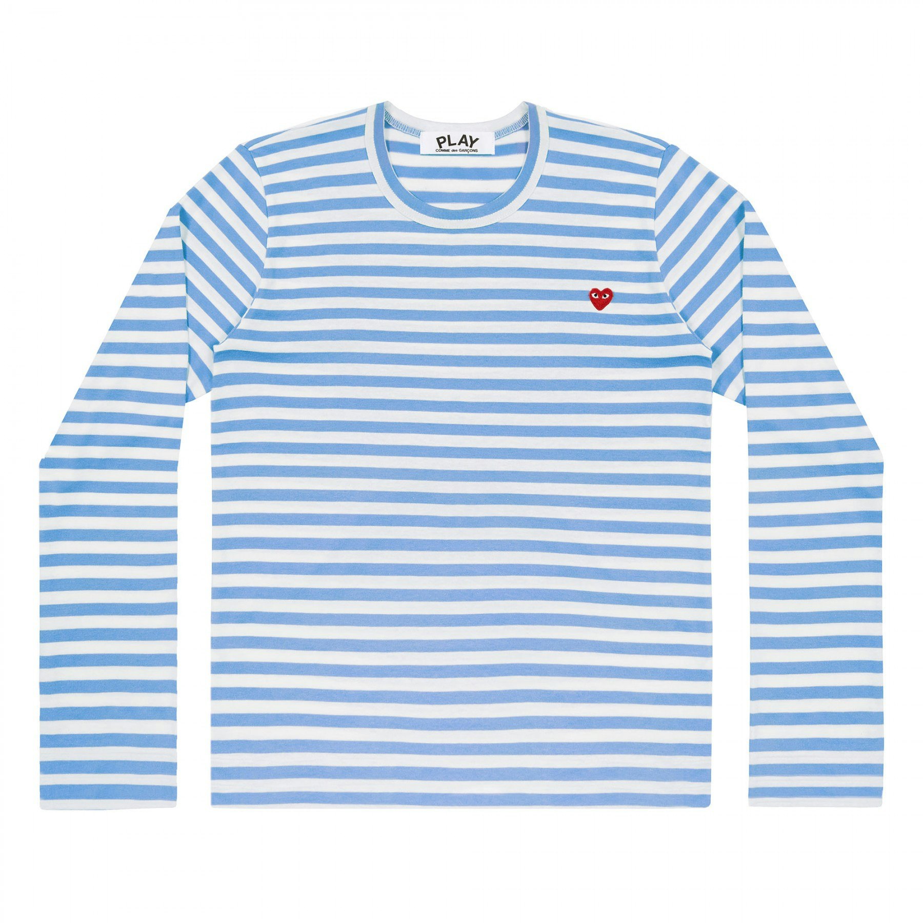 comme-des-garcons-play-striped-blue-long-sleeve-women