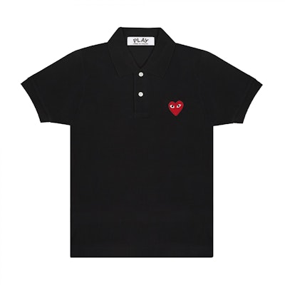 Comme des Garçons Play Little Red Heart Polo Shirt (Black) Buy Comme des Garçons Play Little Red Heart Polo Shirt (Black)