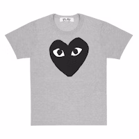 Comme des Garçons Play Grey T-Shirt Comme des Garçons Play Grey T-Shirt