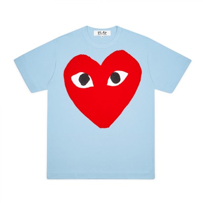 Camiseta Logo Corazón Brillante Comme des Garçons Play (Azul) Buy Camiseta Logo Corazón Brillante Comme des Garçons Play (Azul)