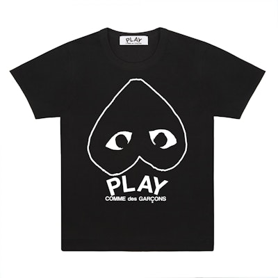 Camiseta Negra Comme des Garçons Play (Negra) Buy Camiseta Negra Comme des Garçons Play (Negra)