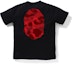 Order BAPE Color Camo Big Ape Head Tee (Kids) 'Black/Red'