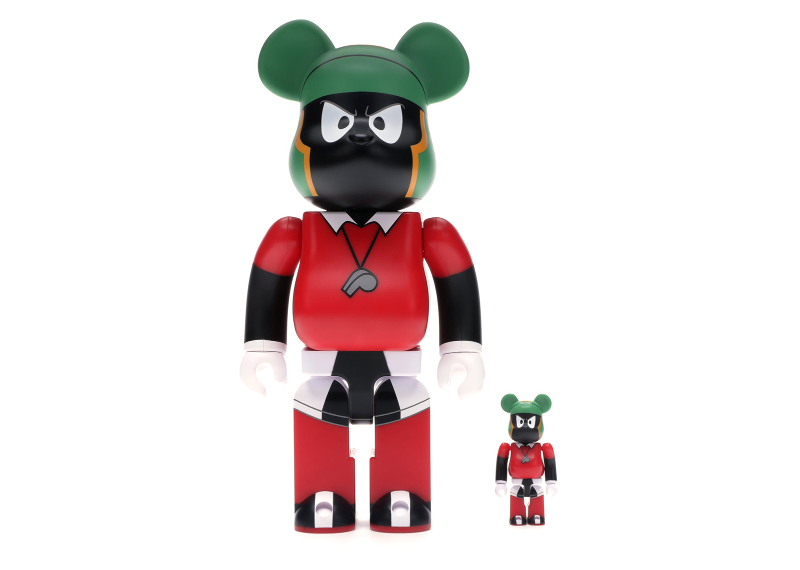 Buy Bearbrick x Marvin The Martian 100% & 400% Set 'Hitam Merah'