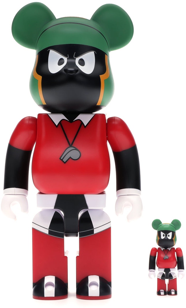 bearbrick-marvin-the-martian-100-and-400-set-black-red