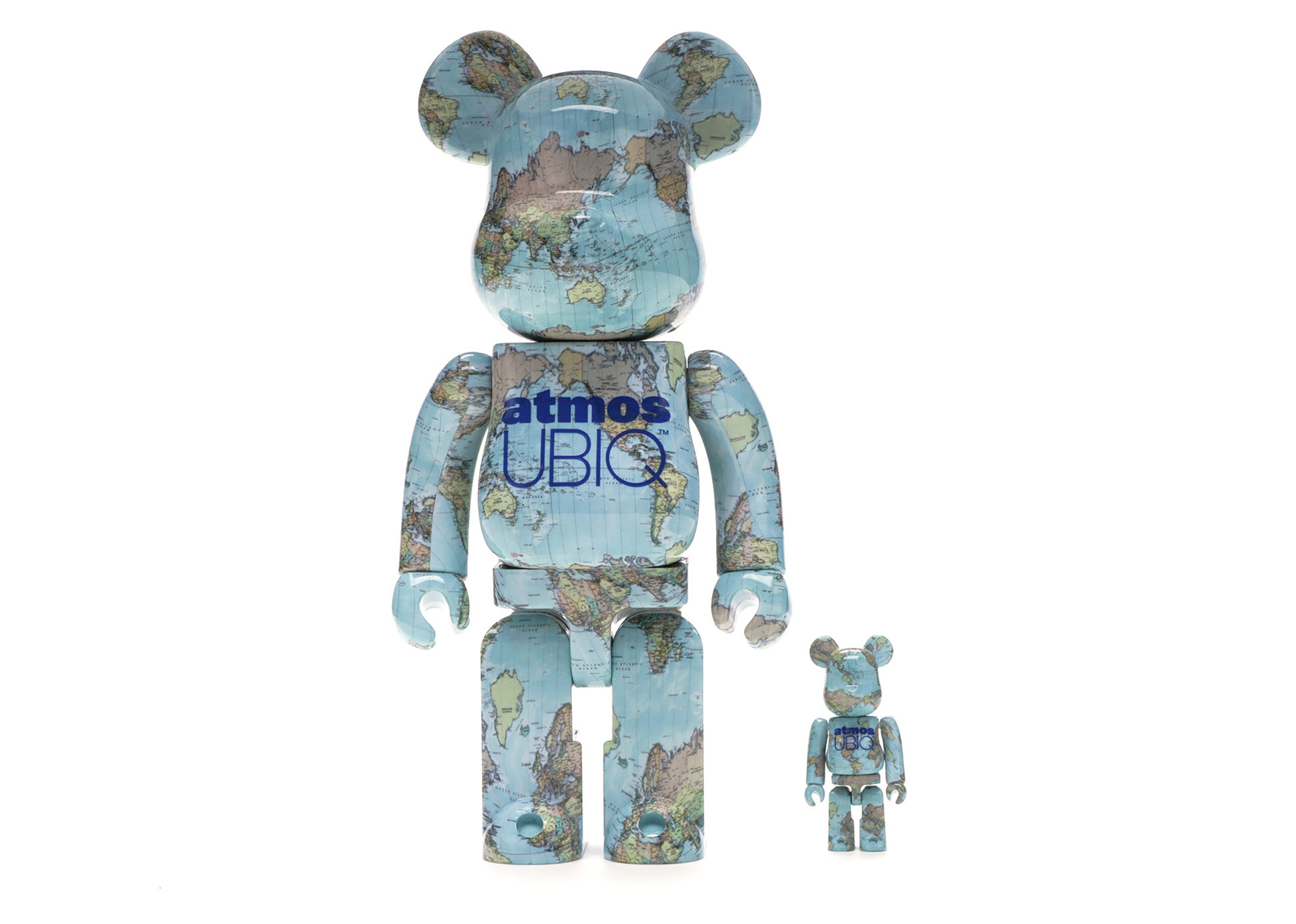 Bearbrick x atmos x Ubiq 100% & 400% Set 'Sax'