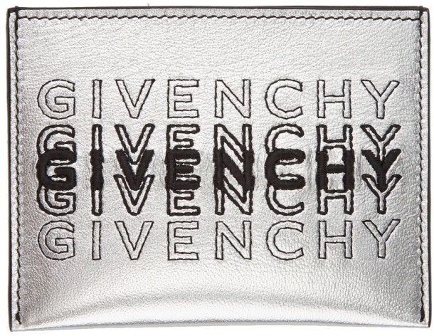 givenchy-silver-embroidered-logo-3-cc-card-holder