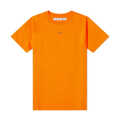 Off-White Diag Stencial L/S Tee White Fuch