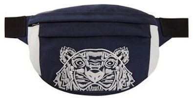 Kenzo Waist Bag Tiger Navy White Kenzo Waist Bag Tiger Navy White