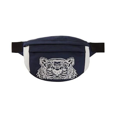 Kenzo Waist Bag Tiger Navy White